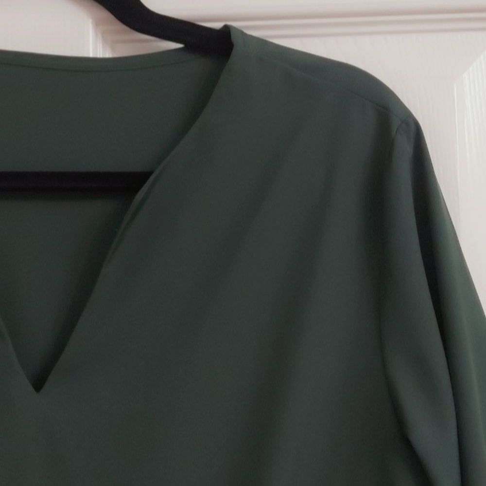 Olive Green Mini Dress